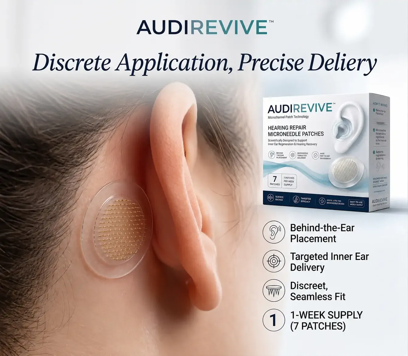 AUDIREVIVE™ HEARING REPAIR MICRONEEDLE PATCHES - Image 5